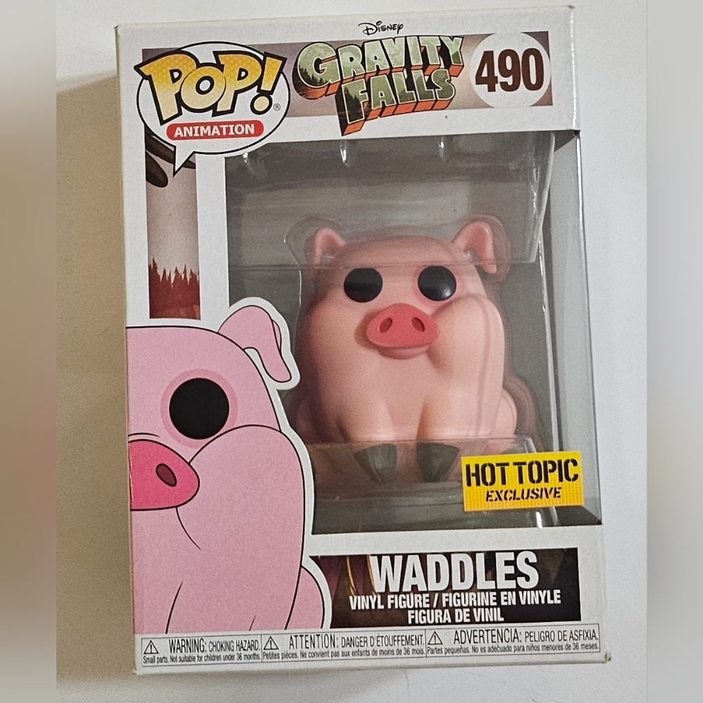 Funko Pop! Vinyl: Gravity Falls - Waddles - Hot Topic (Exclusive) #490